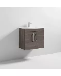 APS7114 600 WH 2-Door Vanity & Basin 4 Brown Grey Avola