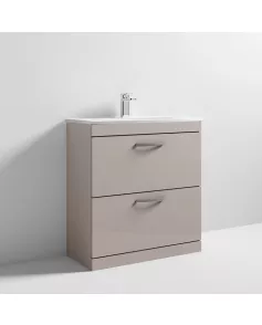 APS7131 800 FS 2-Drawer Vanity & Basin 4 Stone Grey