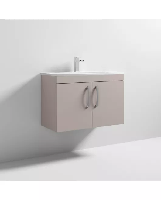 APS7148 800 WH 2-Door Vanity & Basin 4 Stone Grey