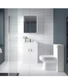 APS7207 500mm WC Unit Gloss White