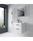 APS7244 350mm WH Tall Unit Gloss White