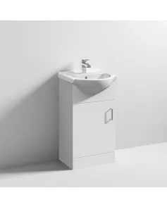 APS7259 Mayford 450mm Basin & Cabinet White Gloss