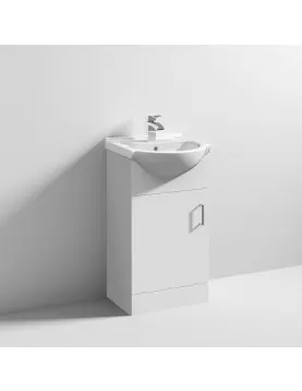 APS7259 Mayford 450mm Basin & Cabinet White Gloss APS7259 Mayford 450mm Basin & Cabinet White Gloss