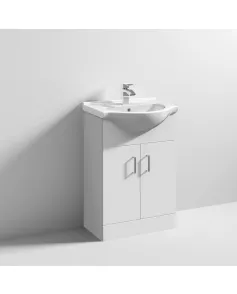 APS7264 Mayford 550mm Basin & Cabinet White Gloss