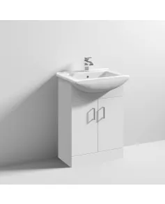 APS7267 Mayford 550mm Basin & Cabinet White Gloss