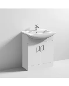 APS7272 Mayford 650mm Basin & Cabinet White Gloss
