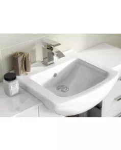 APS7272 Mayford 650mm Basin & Cabinet White Gloss