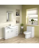 APS7272 Mayford 650mm Basin & Cabinet White Gloss