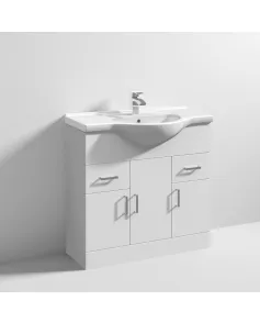 APS7277 Mayford 850mm Basin & Cabinet White Gloss