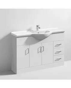APS7283 Mayford 1200mm Basin & Cabinet White Gloss