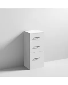 APS7288 350x300 3-Drawer Unit Gloss White