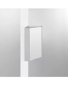 APS7302 Corner Mirror Cabinet Gloss White