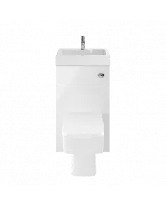 APS7317 500mm Basin & WC Unit High Gloss White
