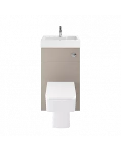 APS7319 500mm Basin & WC Unit Stone Grey