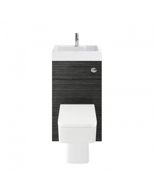 APS7323 500mm Basin & WC Unit Hacienda Black