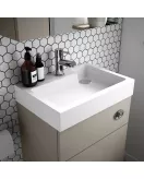 APS7323 500mm Basin & WC Unit Hacienda Black