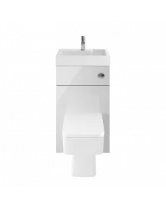 APS7324 500 Basin & WC Unit Gloss Grey Mist