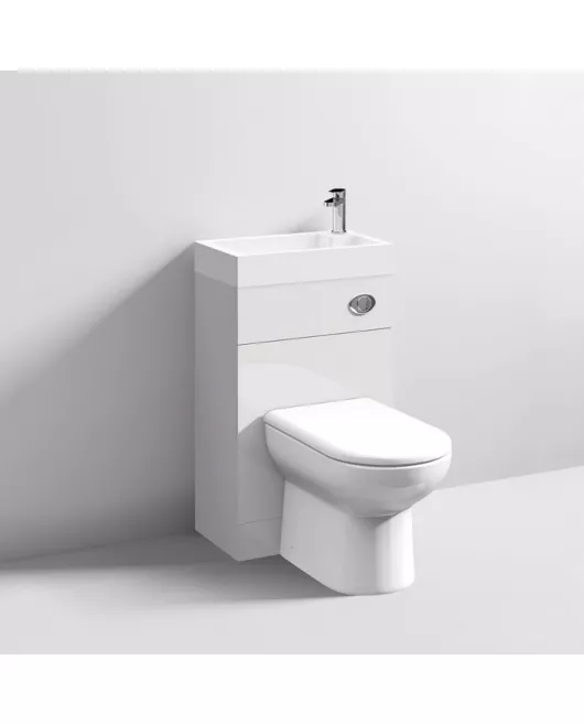 APS7325 500 2 in 1 WC/Basin Unit Gloss White