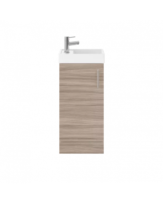 APS7339 400 Single Door FS Unit and Basin Driftwood