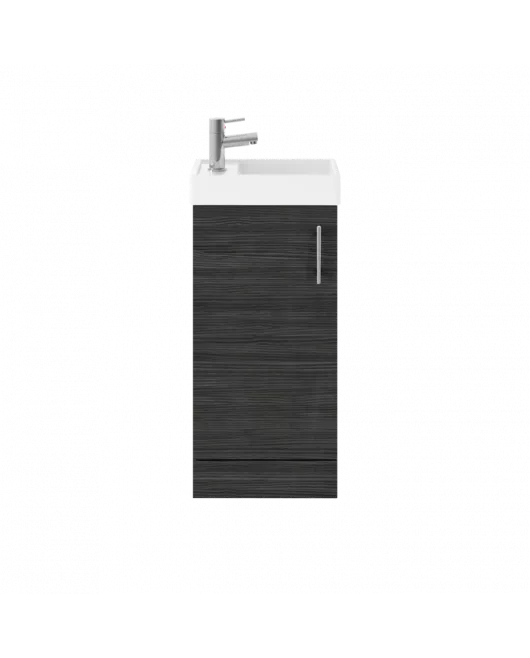 APS7341 400 Single Door FS Unit and Basin Hacienda Black