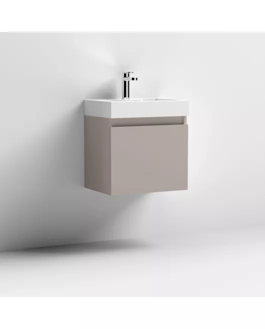 APS7348 500x360 WH 1-Door Vanity & Basin Stone Grey