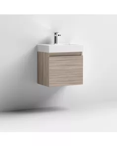 APS7352 500x360 WH 1-Door Vanity & Basin Driftwood