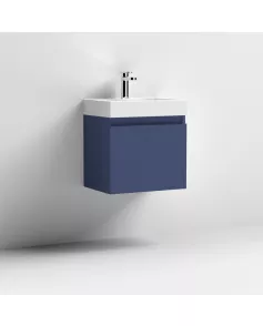 APS7381 500x360 WH 1-Door Vanity & Basin Electric Blue