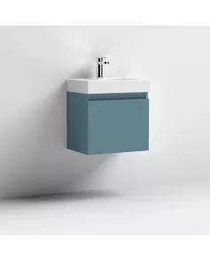 APS7383 500x360 WH 1-Door Vanity & Basin Aurora Teal
