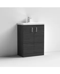 APS7422 600 FS 2-Door Vanity & Polymarble Basin Hacienda Black