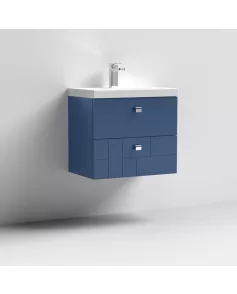 APS7528 600 W/H 2-Drawer Unit & Basin 3 Satin Blue