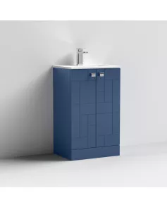APS7531 500 F/S 2-Door Unit & Basin 2 Satin Blue