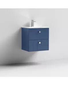 APS7539 500 W/H 2-Drawer Unit & Basin 2 Satin Blue