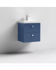 APS7540 500 W/H 2-Drawer Unit & Basin 3 Satin Blue