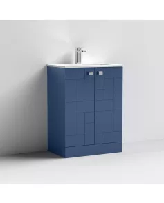 APS7543 600 F/S 2-Door Unit & Basin 2 Satin Blue