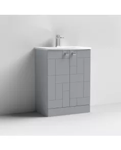 APS7559 600 FS 2-Door Unit & Basin 4 Satin Grey