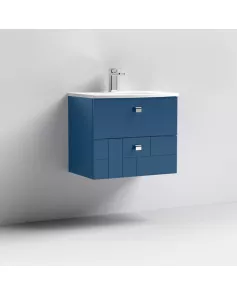 APS7561 600 WH 2-Drawer Unit & Basin 4 Satin Blue