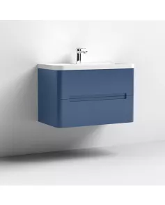 APS7611 800 W/H 2-Drawer Unit & Basin Satin Blue