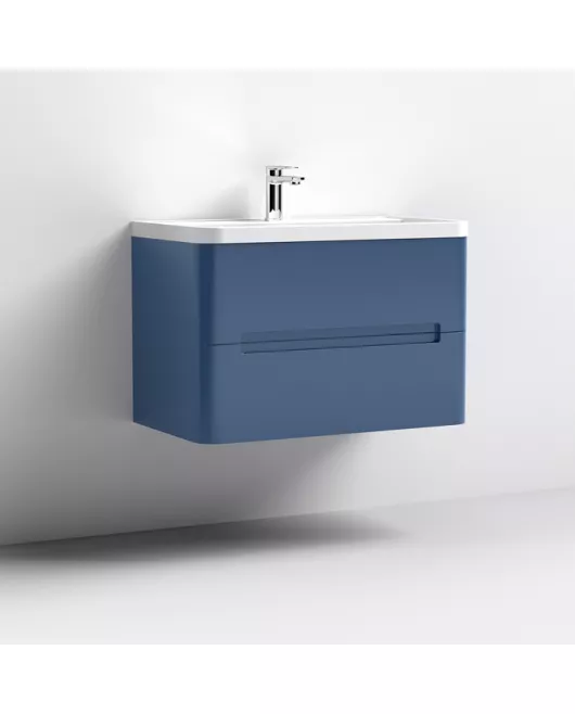 APS7613 800 W/H 2-Drawer Unit & Basin Satin Blue
