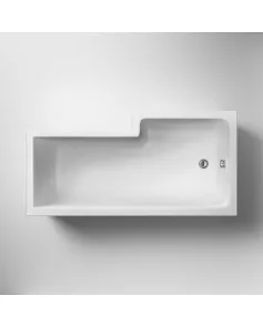APS7639 Square Shower Bath L/H 1700X850 White