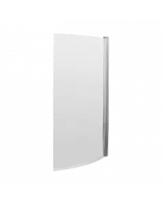 APS7650 Curved Bath Screen Polished Chrome