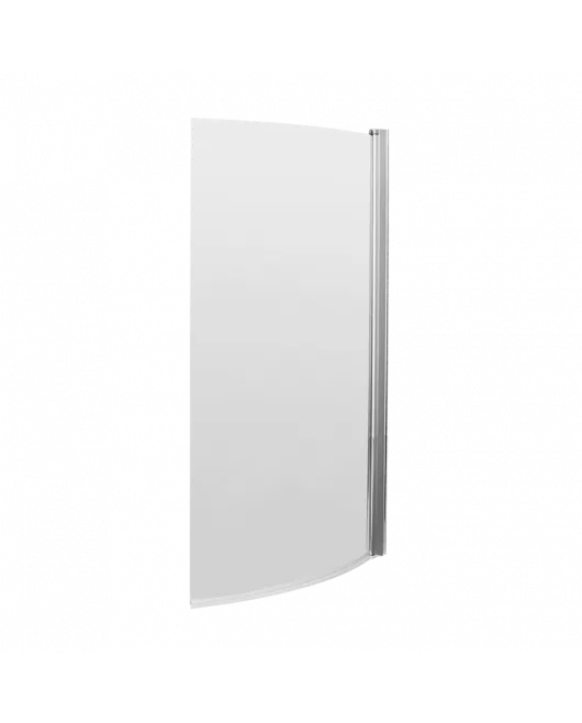 APS7650 Curved Bath Screen Polished Chrome