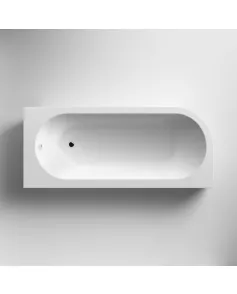APS7687 RH BTW Corner Bath White