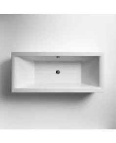 APS7717 Square Double Ended Bath 1700x750 White