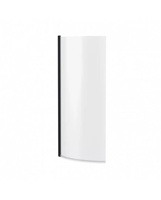 APS7731 P Bath Screen Matt Black