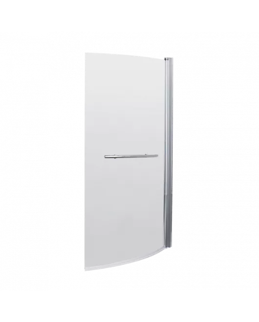 APS7732 Curved B-Bath Screen with Rail Polished Chrome
