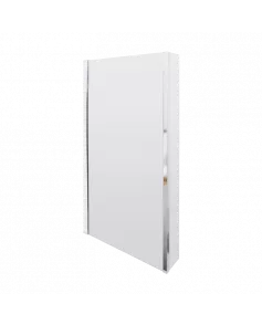 APS7737 Quattro Bath Screen Hinged Polished Chrome