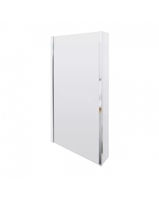 APS7737 Quattro Bath Screen Hinged Polished Chrome