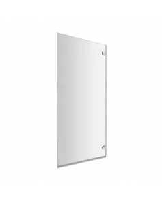 APS7739 Ella Square Bath Screen Satin Chrome