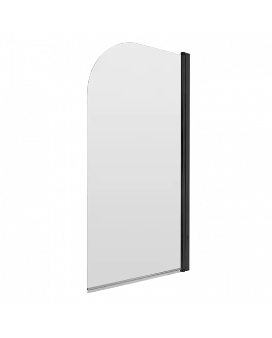 APS7744 Round Bath Screen Matt Black