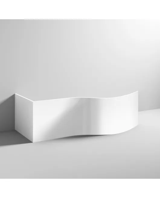 APS7747 Shower Bath End Panel (750mm) White